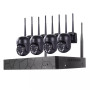 Kit de Surveillance 4 Caméras Motorisées PTZ Dôme