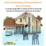Kit de Surveillance 4 Caméras Motorisées PTZ Dôme