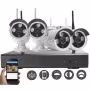 Kit caméra de surveillance sans fil 4 caméras avec NVR WiFi