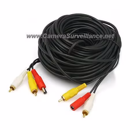 Câble RCA pour Caméra VidéoSurveillance 20 mètres