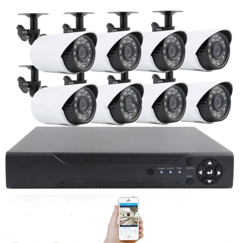 Camera de Surveillance Filaire Infrarouge Extérieure Audio  VidéoSurveillance RCA
