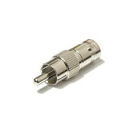 Adaptateur Fiche BNC femelle RCA mâle