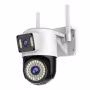Caméra WiFi Rotative Double Objectif Extérieur