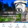Caméra IP Dôme IP WiFi Infrarouge Intérieur