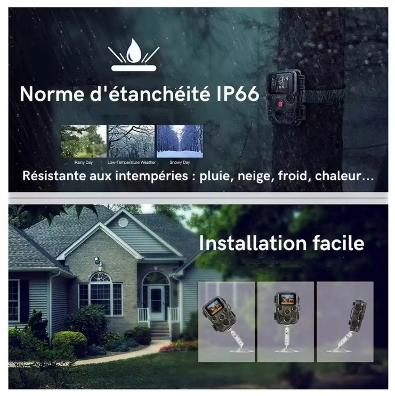 Caméra de chasse installation facile