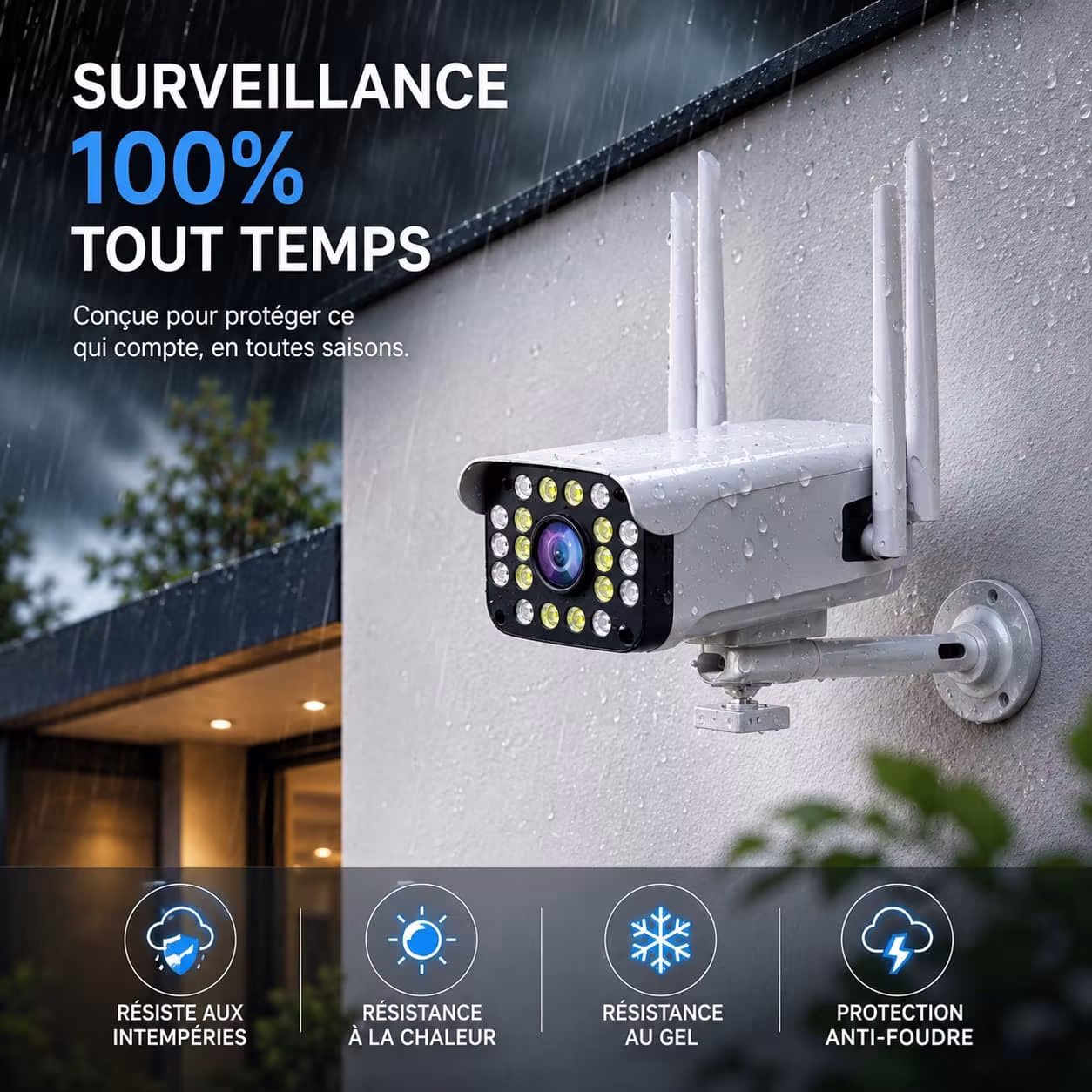 Caméra IP WiFi extérieure