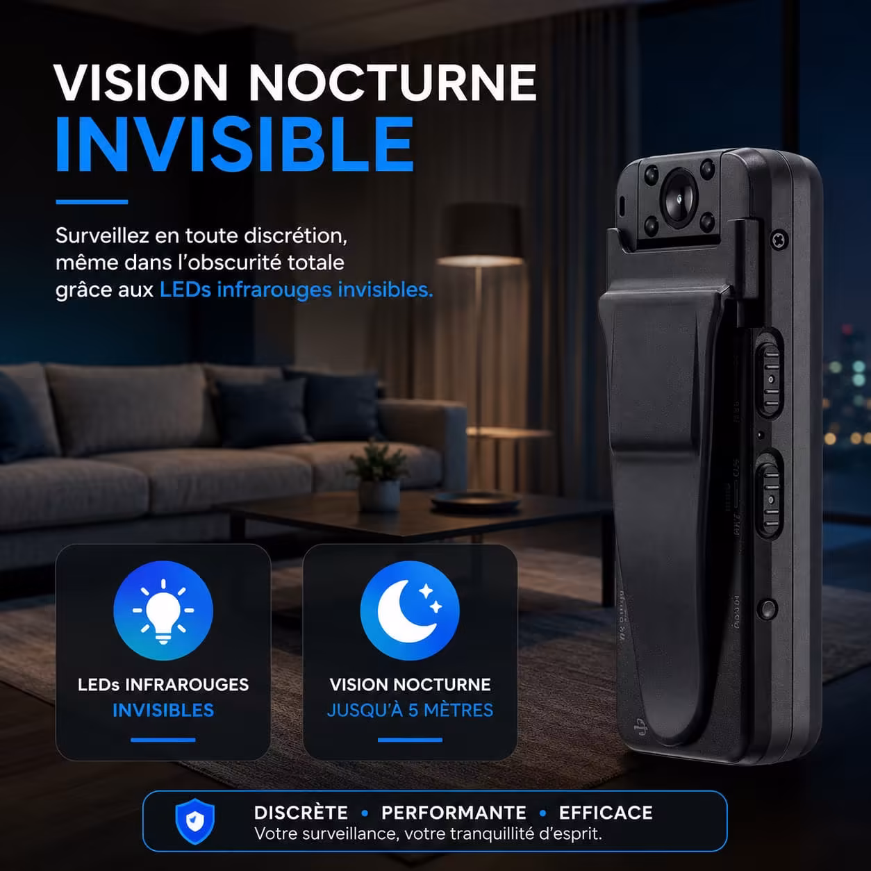 Caméra espion voiture