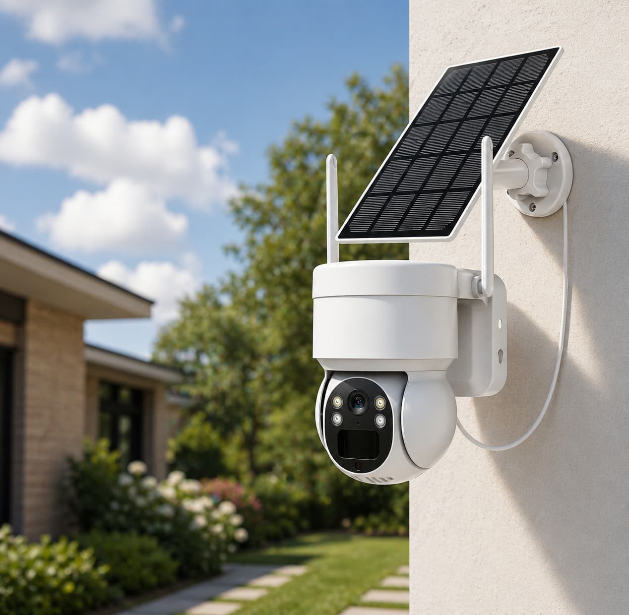Caméra extérieure solaire sans fil