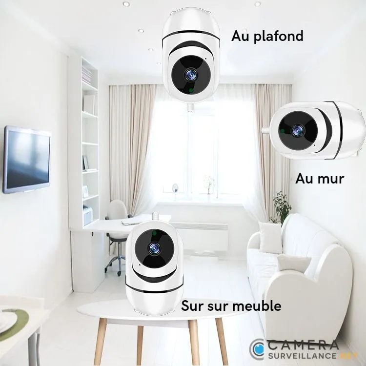 Caméra motorisée WiFi multi position