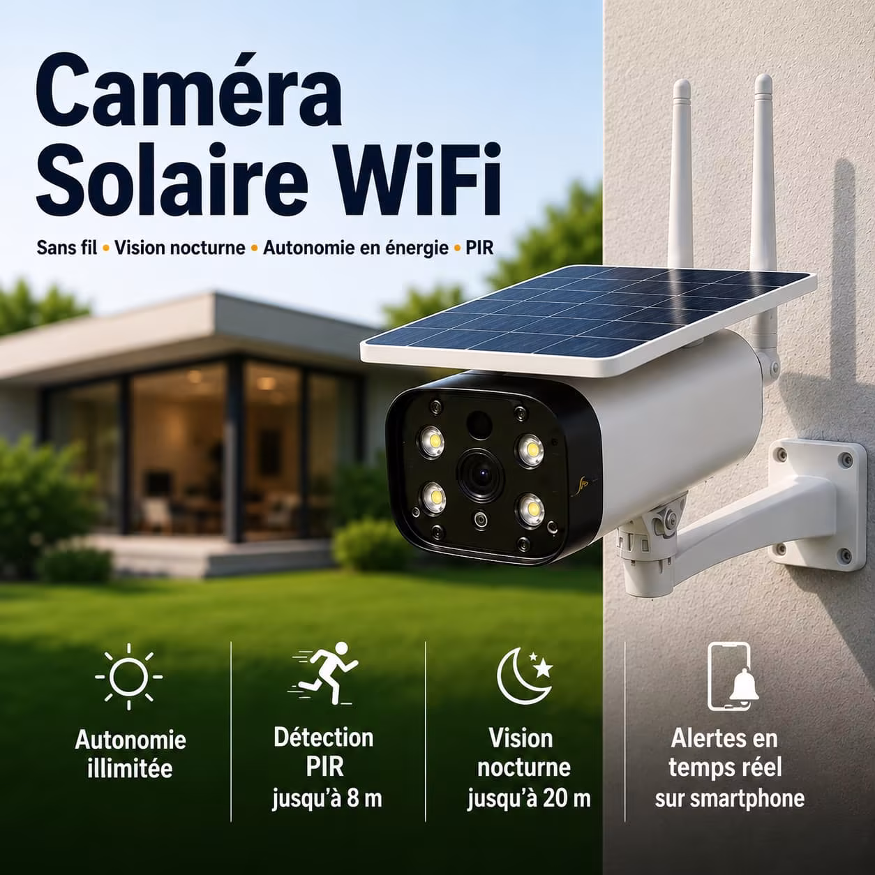Caméra solaire WiFi