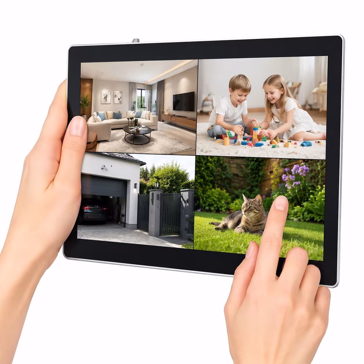 Caméra surveillance avec écran tactile