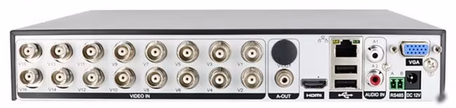 Connectique DVR 16 canaux