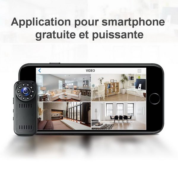 Caméra IP WIFI Infrarouge - Surveillance à Distance Sur IPhone, Android, Mac | Neuf