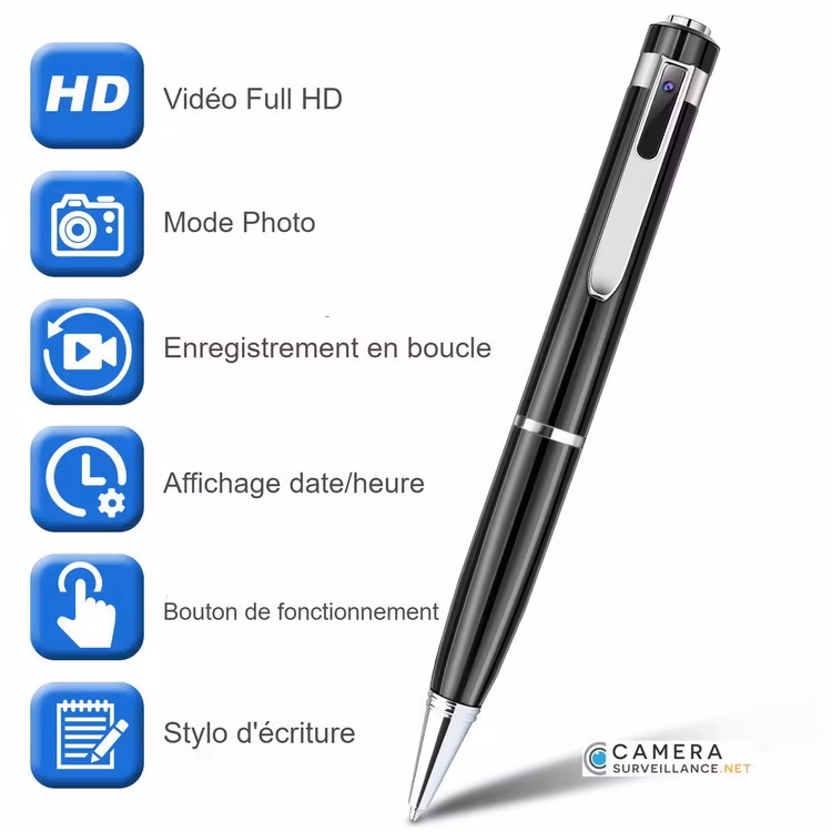 Mini caméra stylo espion tous les avantages