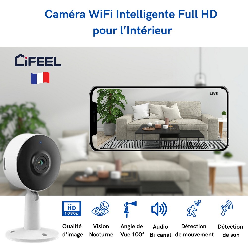 Mini caméra de surveillance WiFi