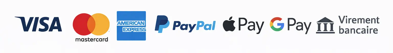 Modes de paiement sécurisé acceptés sur CameraSurveillance.net