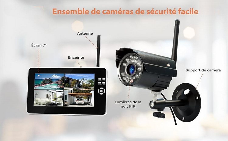 Système de vidéosurveillance extérieur