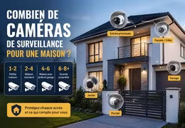 Combien de caméras de surveillance faut-il pour une maison ?